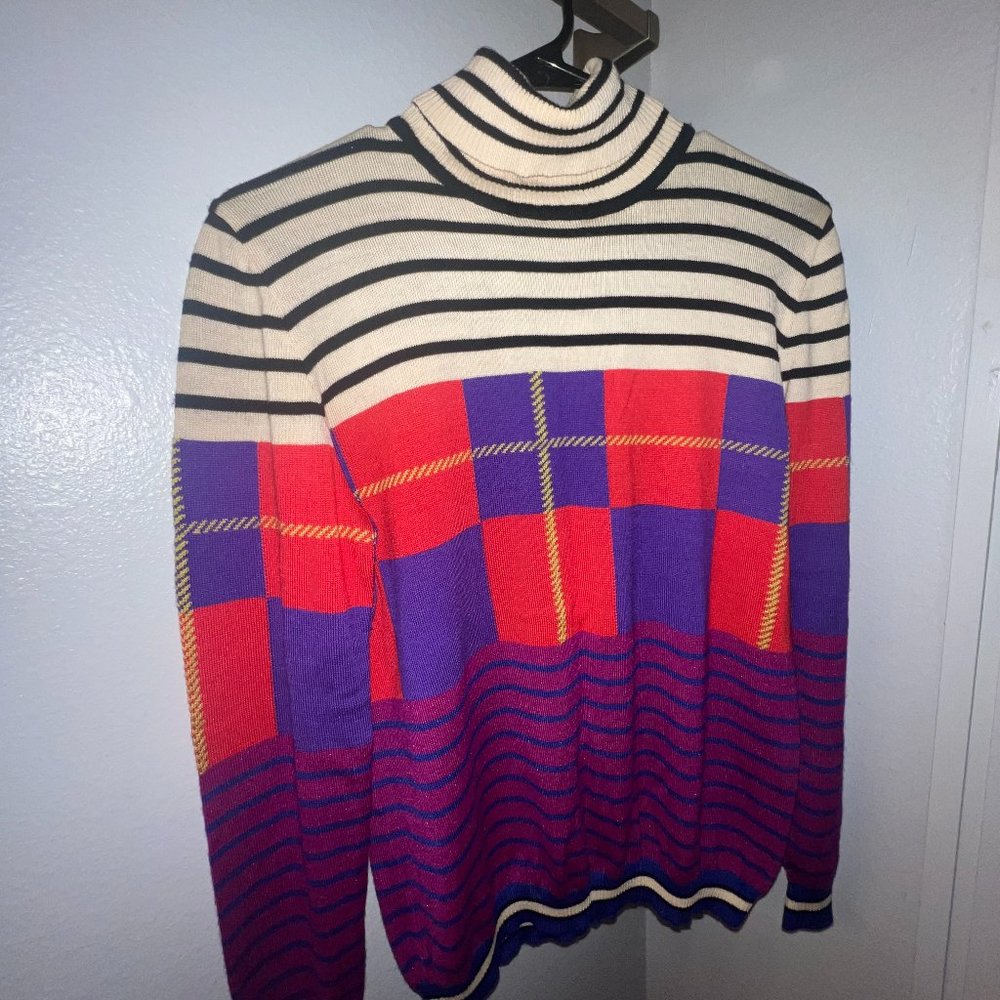 Gianni Versace Vibrant Turtleneck Sweater